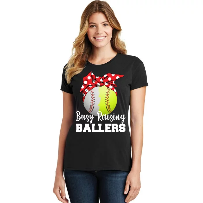 Busy Raising Ballers Women's T-Shirt