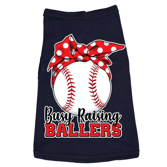 Busy Raising Ballers Baseball Parents Doggie Tank