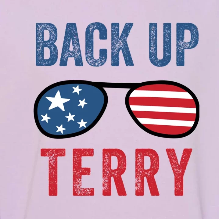 Back Up Terry Put It In Reverse Fireworks Funny 4th Of July Gift Garment-Dyed Sweatshirt