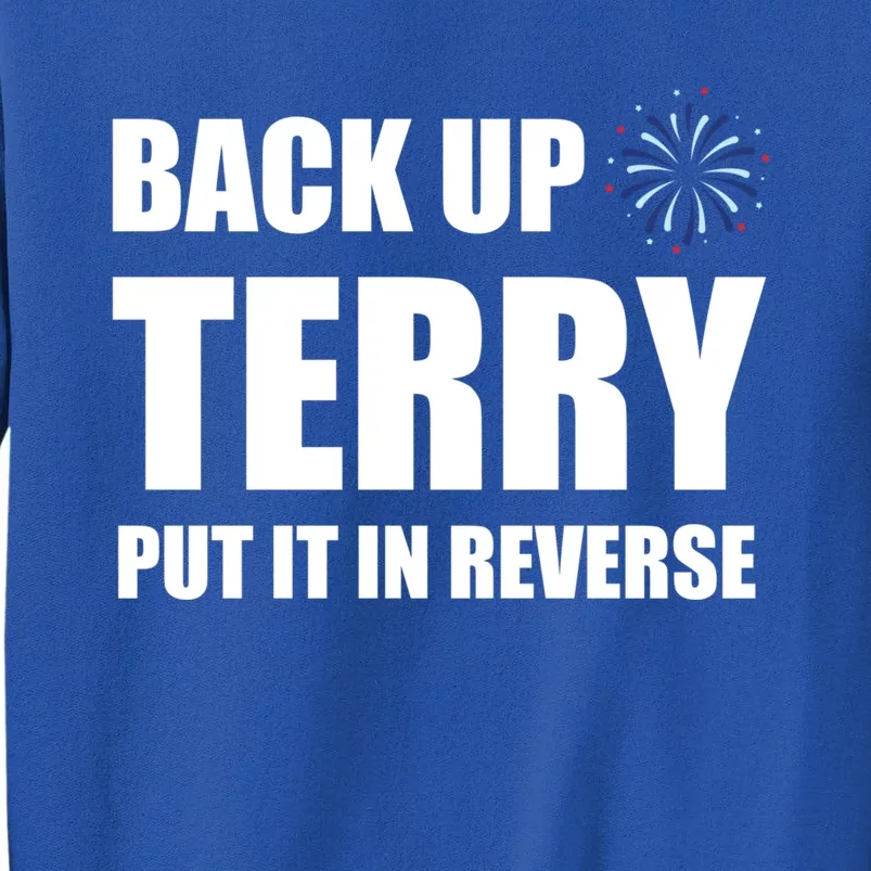 Back Up Terry Put It In Reverse Funny 4th Of July Fireworks Gift Sweatshirt