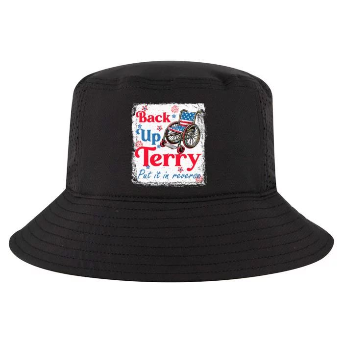 Back Up Terry Put It In Reverse Fourth Of July Usa Flag Cool Comfort Performance Bucket Hat