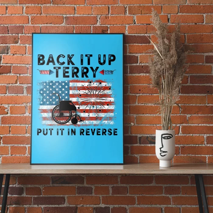 Back Up Terry Put It In Reverse Unisex Cool Gift Poster