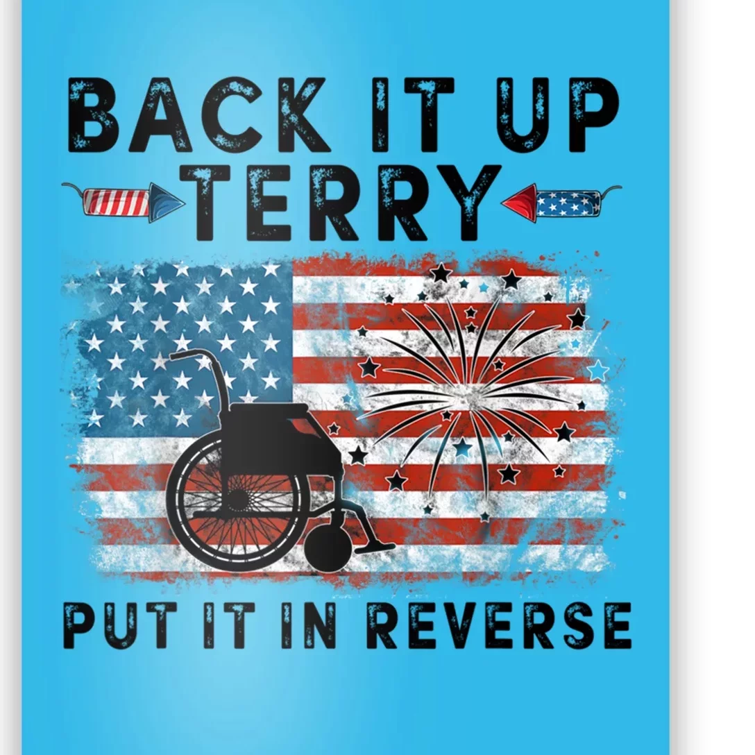 Back Up Terry Put It In Reverse Unisex Cool Gift Poster