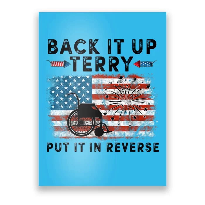 Back Up Terry Put It In Reverse Unisex Cool Gift Poster