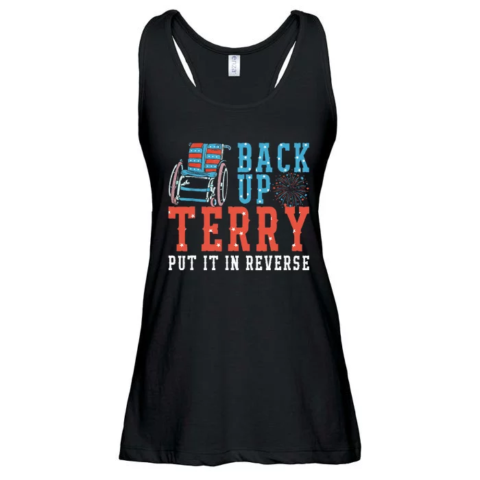 Back Up Terry Put It In Reverse Firework 4th Of July Ladies Essential Flowy Tank