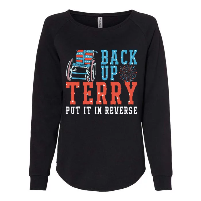 Back Up Terry Put It In Reverse Firework 4th Of July Womens California Wash Sweatshirt