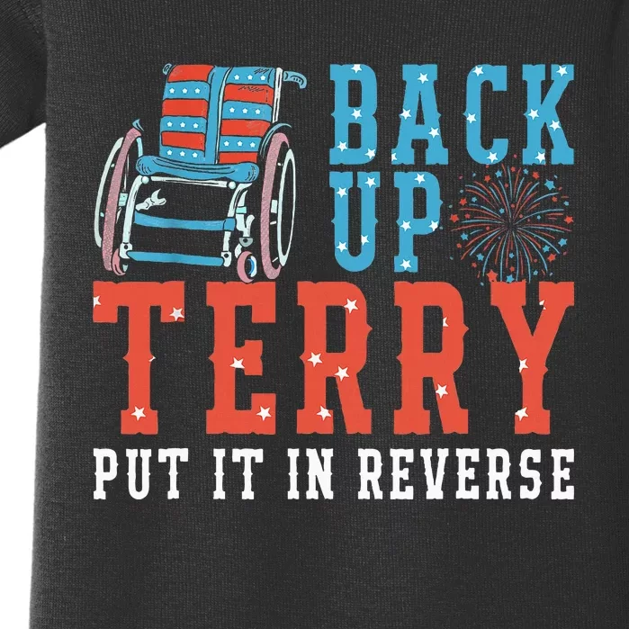 Back Up Terry Put It In Reverse Firework 4th Of July Baby Bodysuit