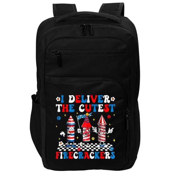 Back Up Terry Put It In Reverse Funny July 4th Firework Impact Tech Backpack