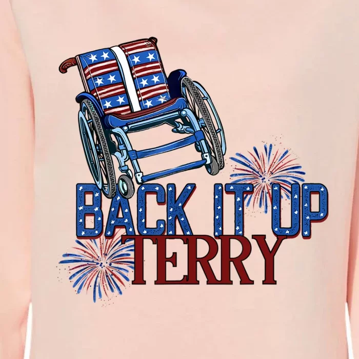 Back Up Terry Put It In Reverse Cute Gift Womens California Wash Sweatshirt