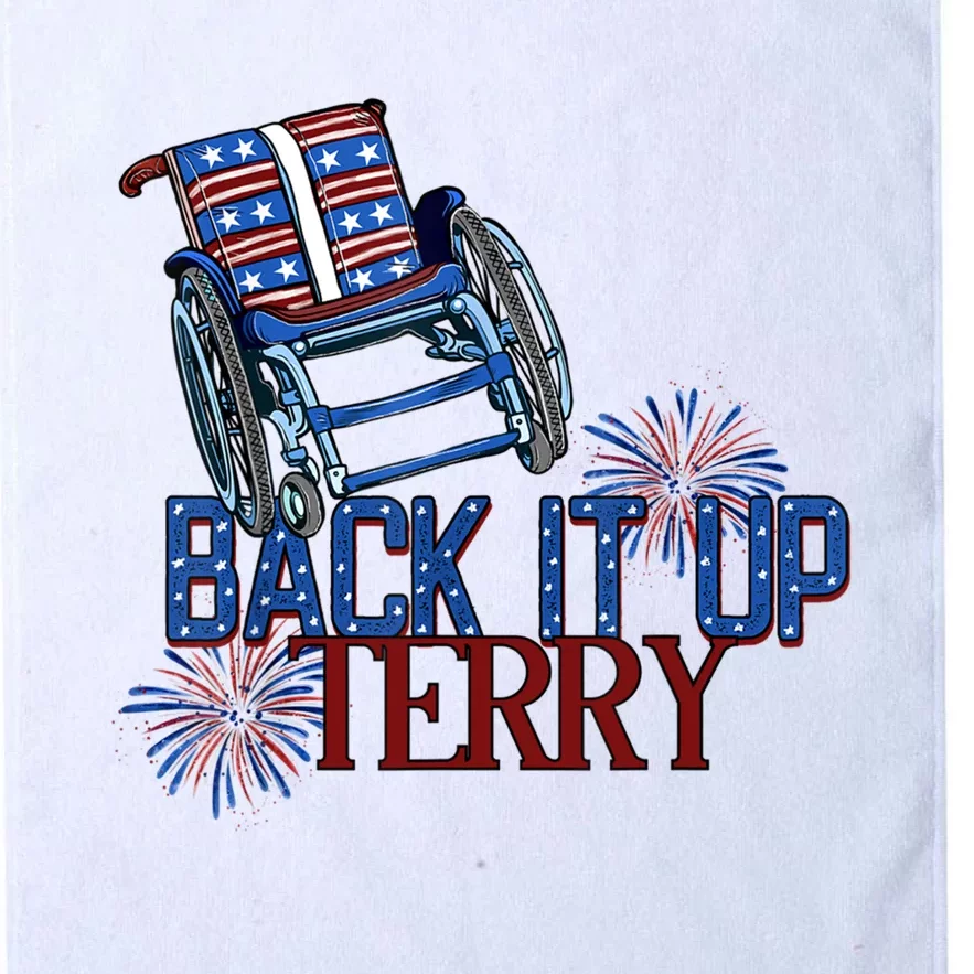 Back Up Terry Put It In Reverse Cute Gift Platinum Collection Golf Towel