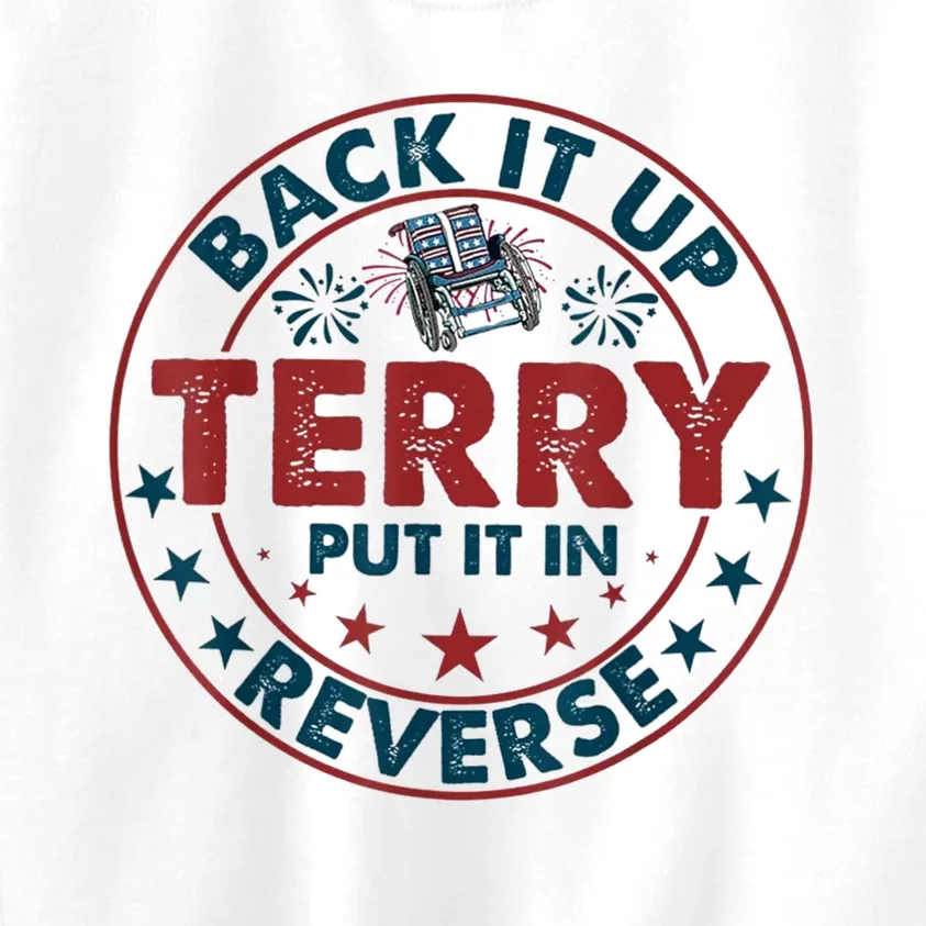 Back Up Terry Put It In Reverse Firework Funny 4th Of July Shirts Kids Sweatshirt