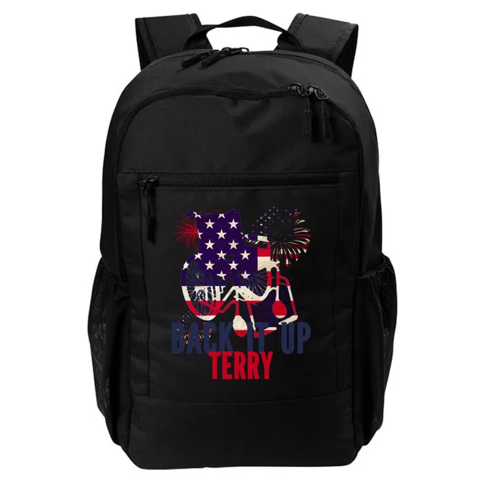 Back Up Terry Put It In Reverse 4th Of July Daily Commute Backpack