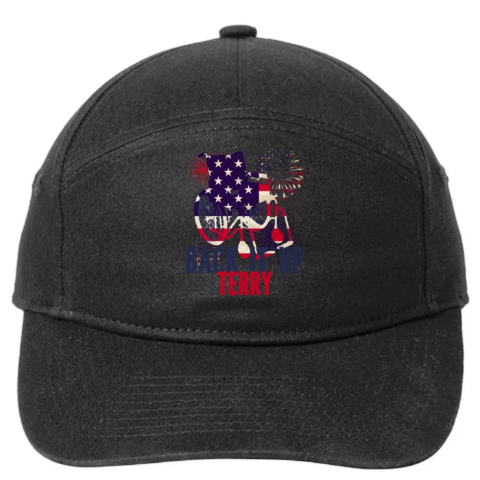 Back Up Terry Put It In Reverse 4th Of July 7-Panel Snapback Hat