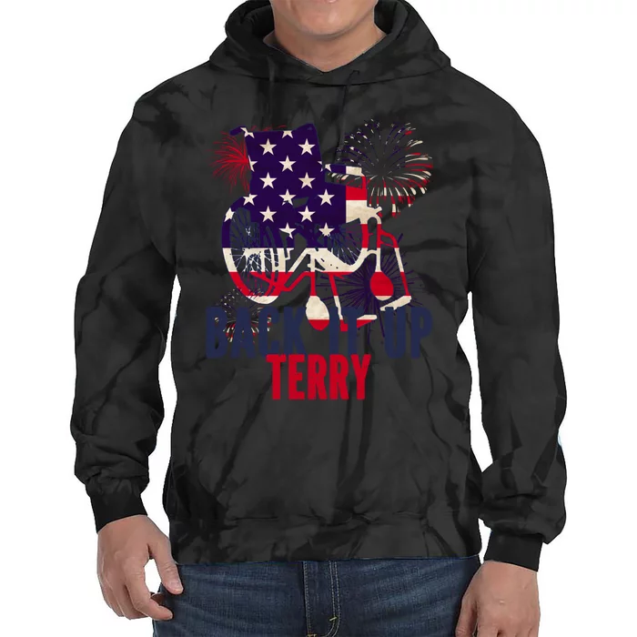 Back Up Terry Put It In Reverse 4th Of July Tie Dye Hoodie