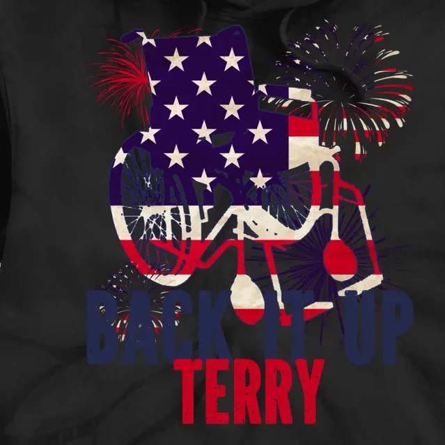 Back Up Terry Put It In Reverse 4th Of July Tie Dye Hoodie