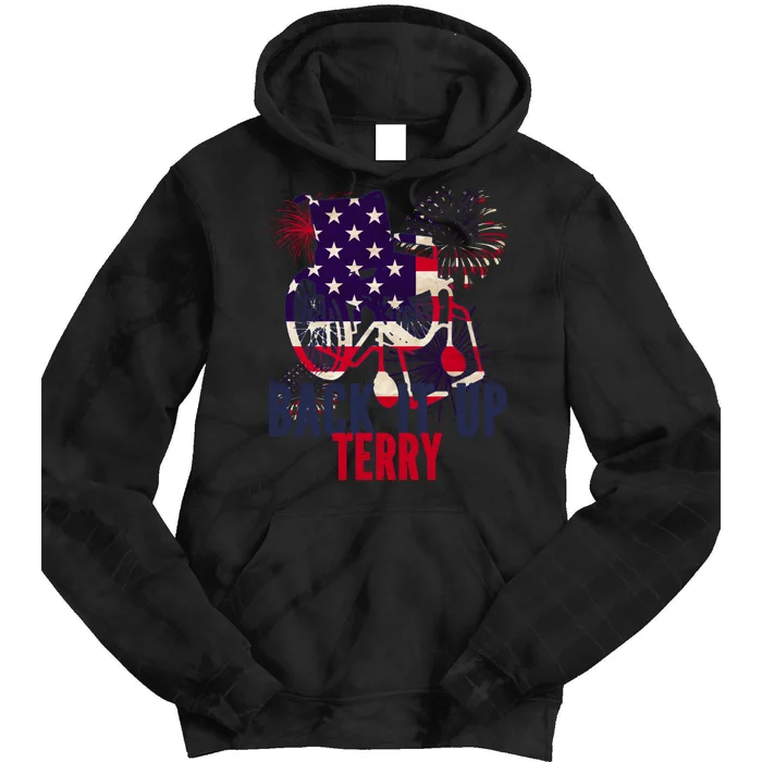 Back Up Terry Put It In Reverse 4th Of July Tie Dye Hoodie