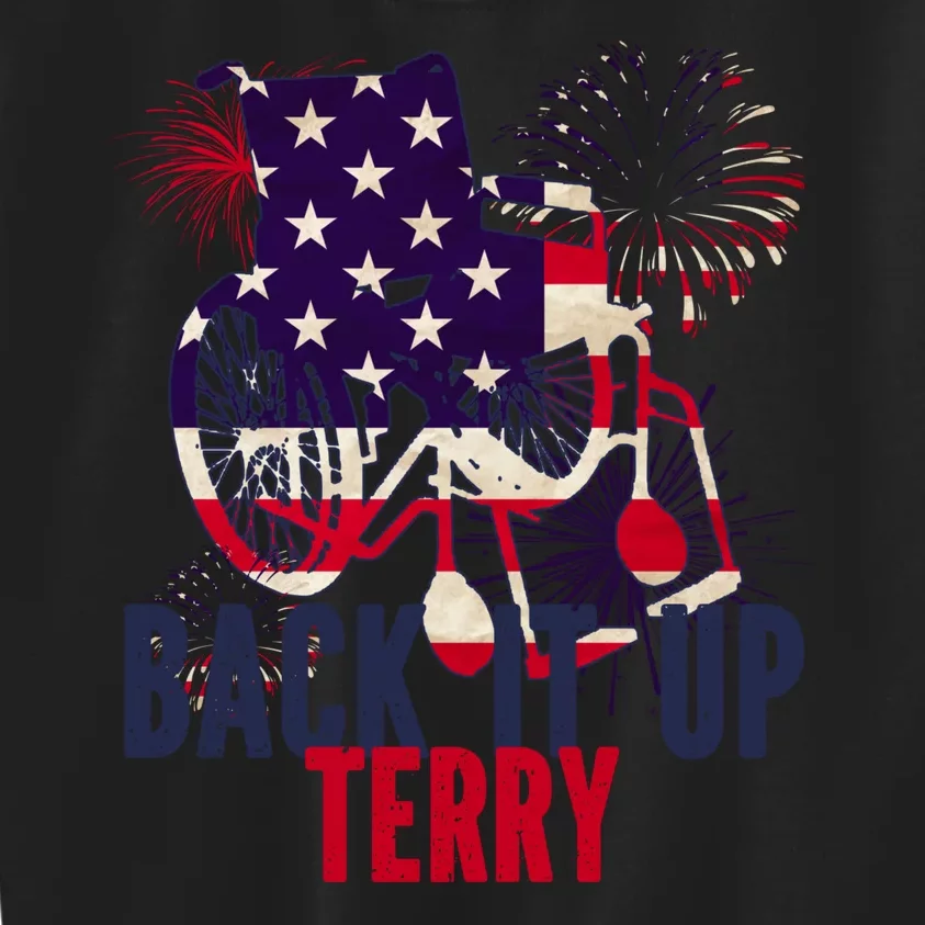 Back Up Terry Put It In Reverse 4th Of July Kids Sweatshirt