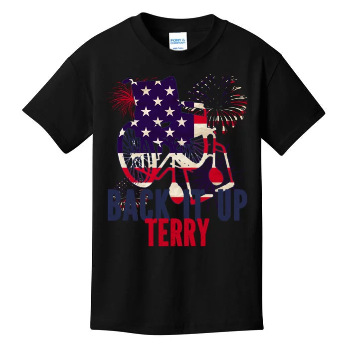 Back Up Terry Put It In Reverse 4th Of July Kids T-Shirt