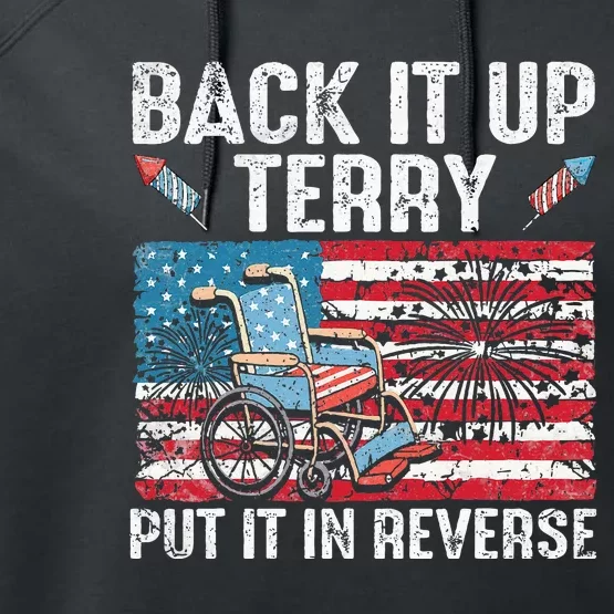 Back Up Terry Put It In Reverse Firework Performance Fleece Hoodie