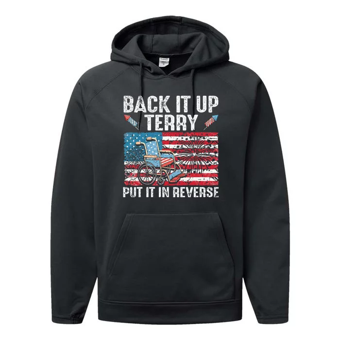 Back Up Terry Put It In Reverse Firework Performance Fleece Hoodie