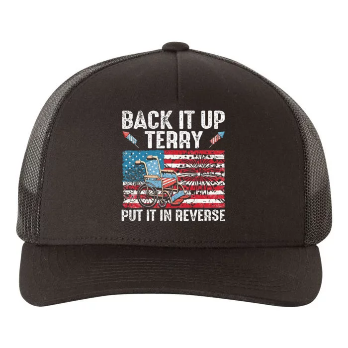 Back Up Terry Put It In Reverse Firework Yupoong Adult 5-Panel Trucker Hat