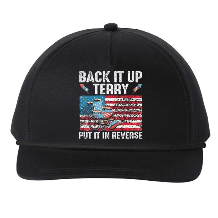 Back Up Terry Put It In Reverse Firework Snapback Five-Panel Rope Hat