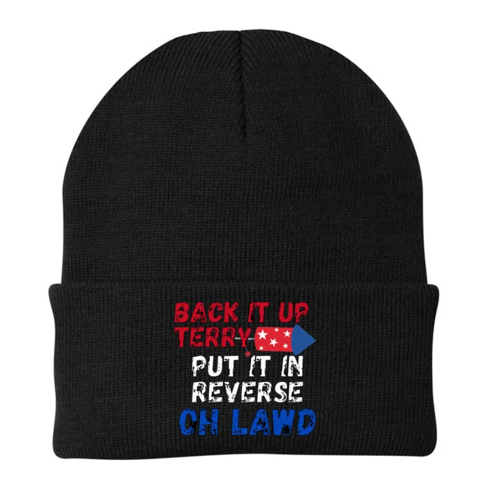 Back Up Terry 4th of July Knit Cap Winter Beanie