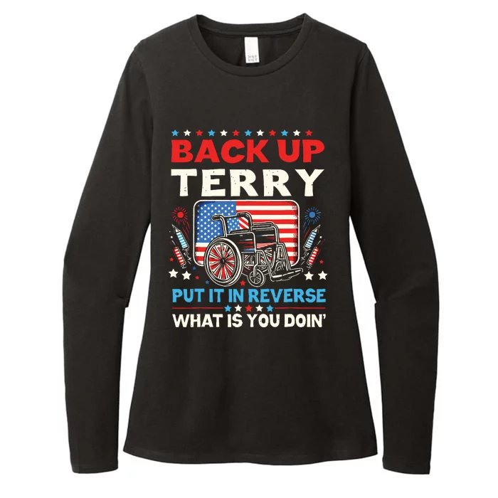 Back Up Terry 4th Of July Womens CVC Long Sleeve Shirt