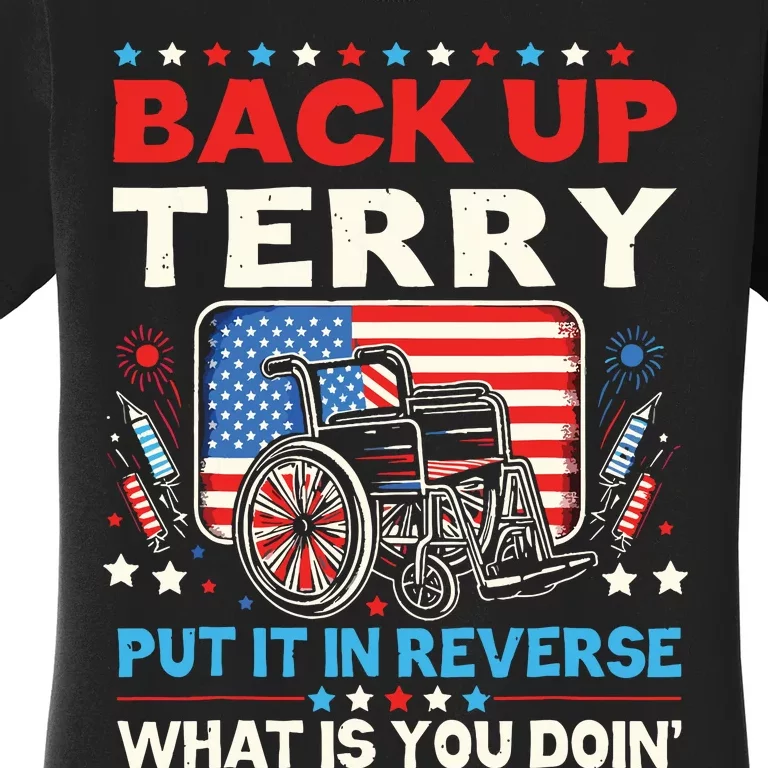 Back Up Terry 4th Of July Women's T-Shirt