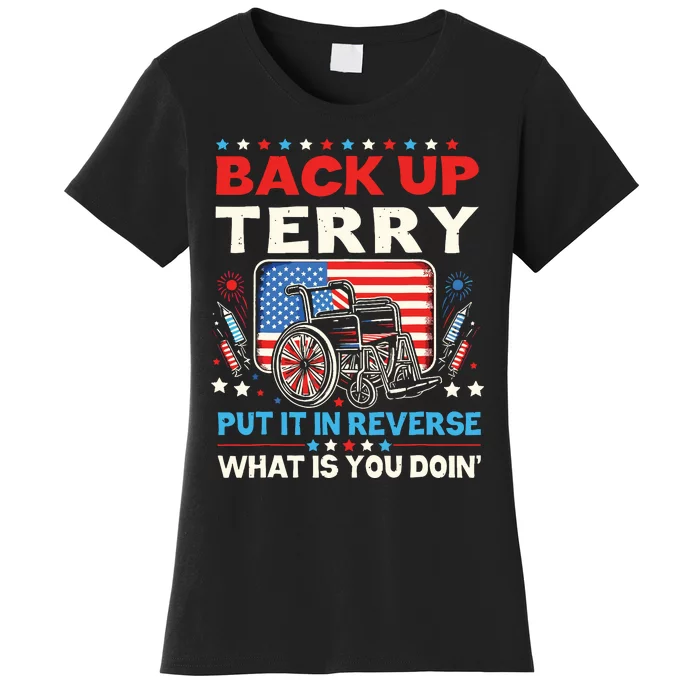 Back Up Terry 4th Of July Women's T-Shirt