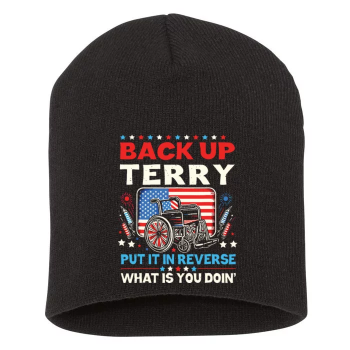 Back Up Terry 4th Of July Short Acrylic Beanie