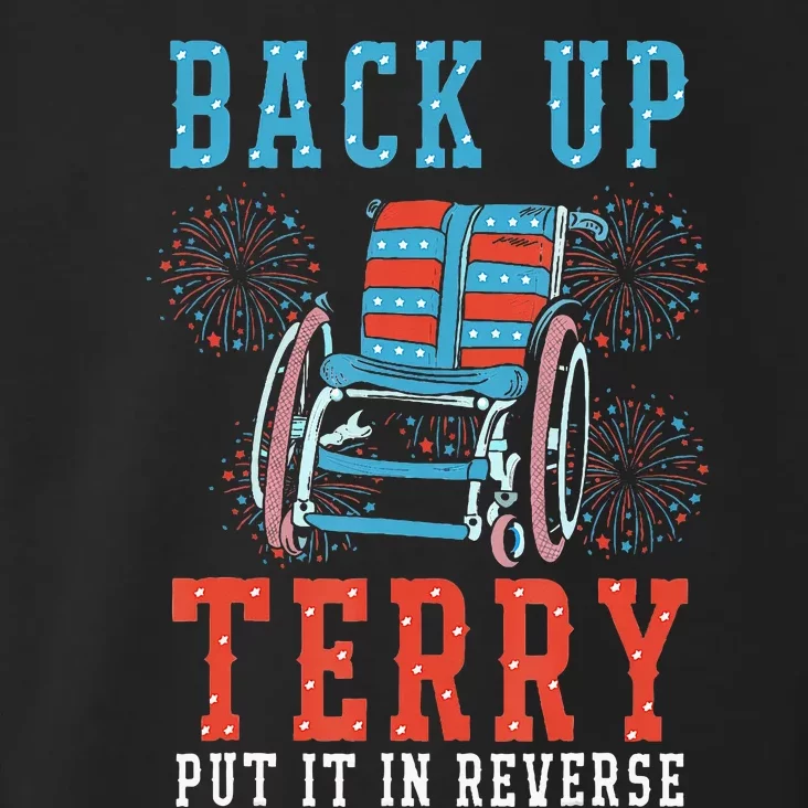 Back Up Terry Put It In Reverse Firework 4th Of July Toddler Hoodie