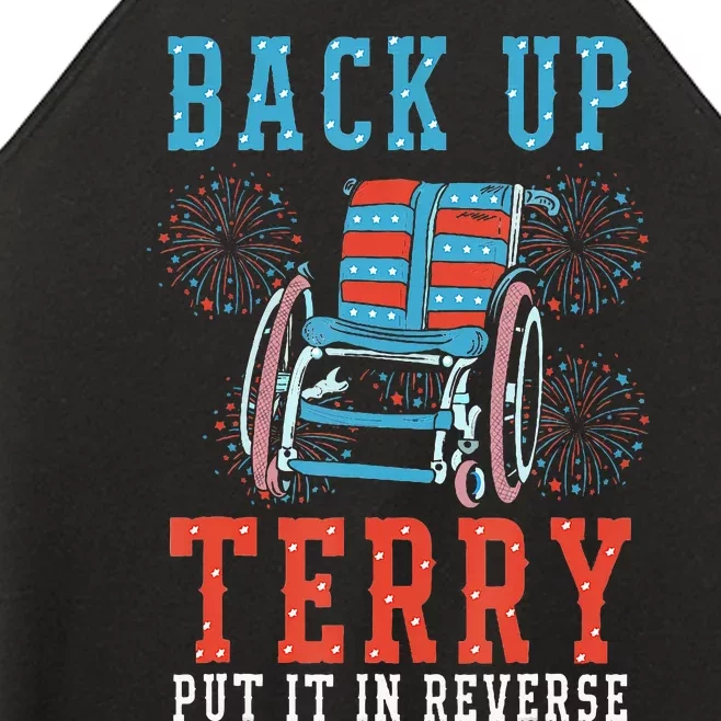 Back Up Terry Put It In Reverse Firework 4th Of July Women’s Perfect Tri Rocker Tank