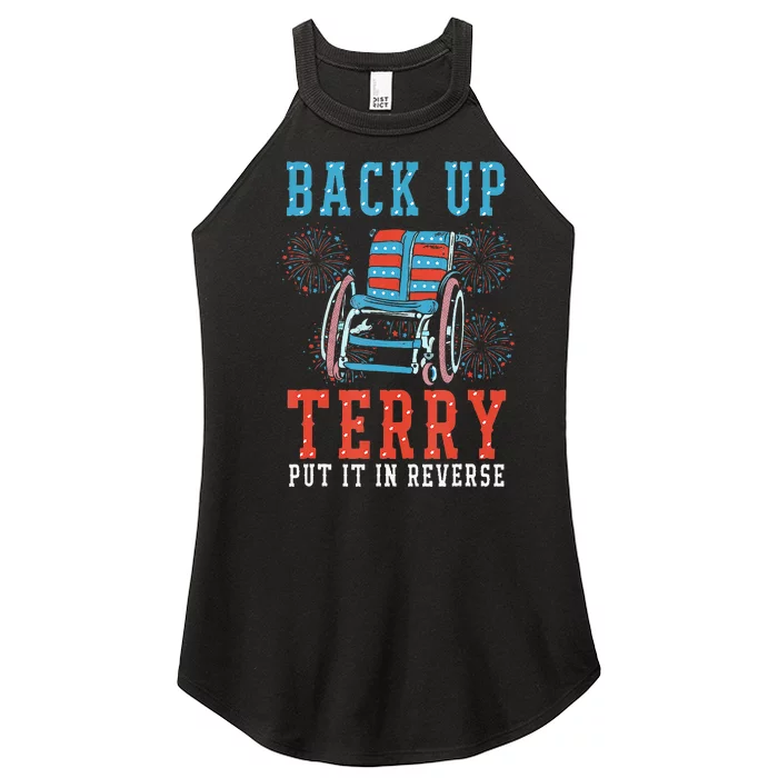 Back Up Terry Put It In Reverse Firework 4th Of July Women’s Perfect Tri Rocker Tank