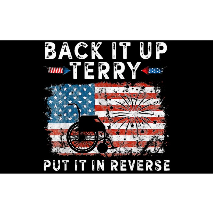 Back Up Terry Put It In Reverse Firework Funny 4th Of July Bumper Sticker