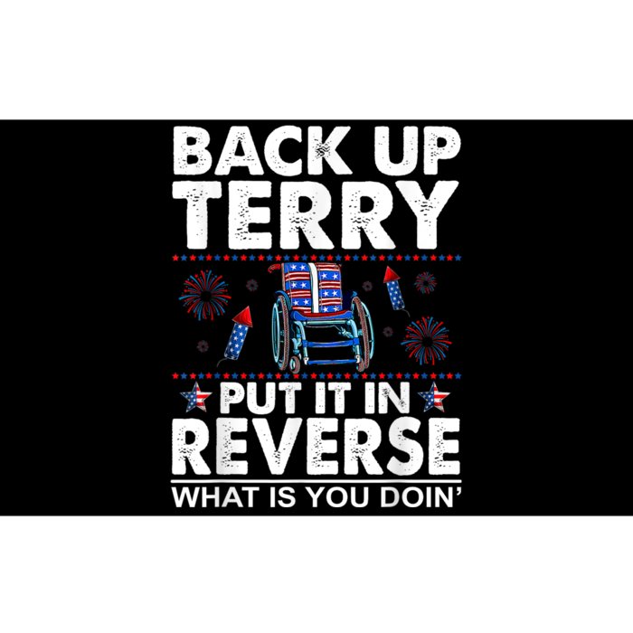 Back Up Terry Put It In Reverse Firework Funny 4th Of July Bumper Sticker