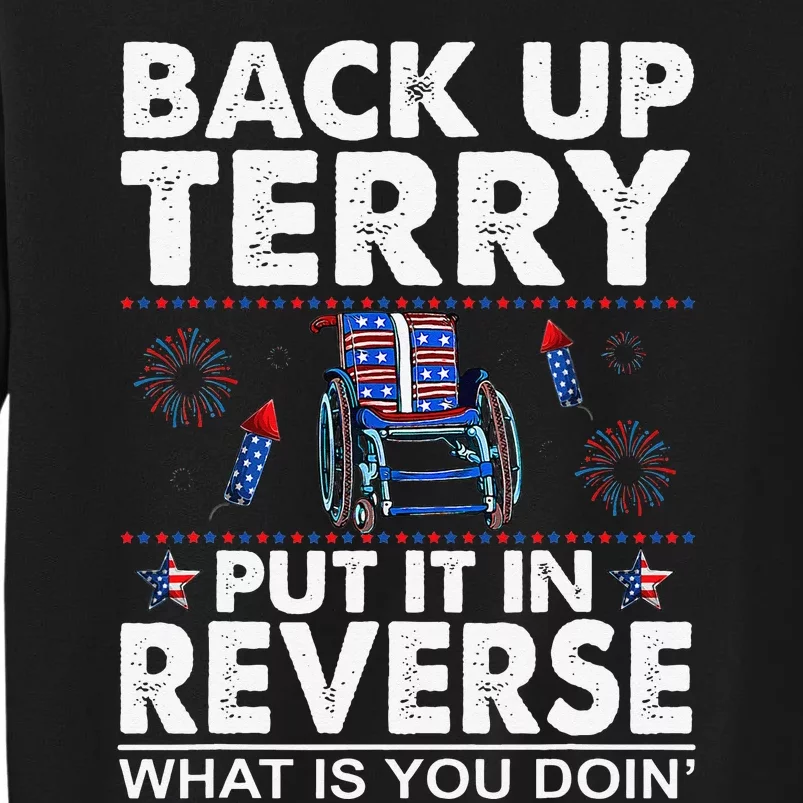 Back Up Terry Put It In Reverse Firework Funny 4th Of July Sweatshirt