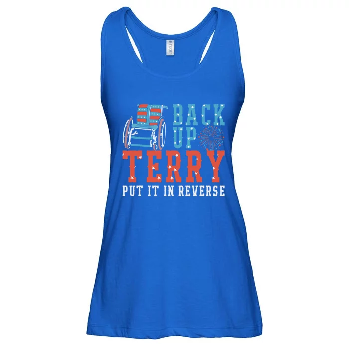 Back Up Terry Put It In Reverse Firework Patriotic 4th July Gift Ladies Essential Flowy Tank