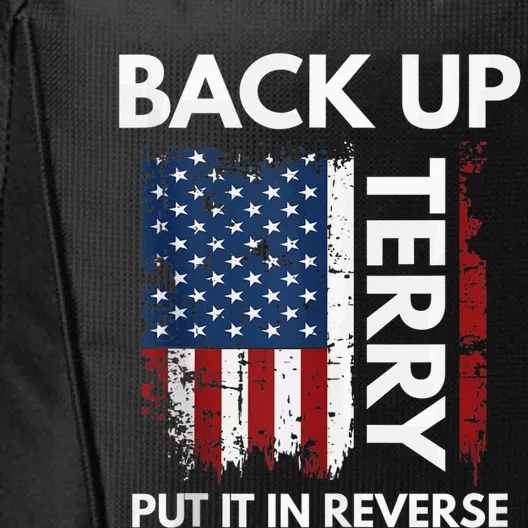 Back Up Terry Put It In Reverse Funny 4th of July City Backpack