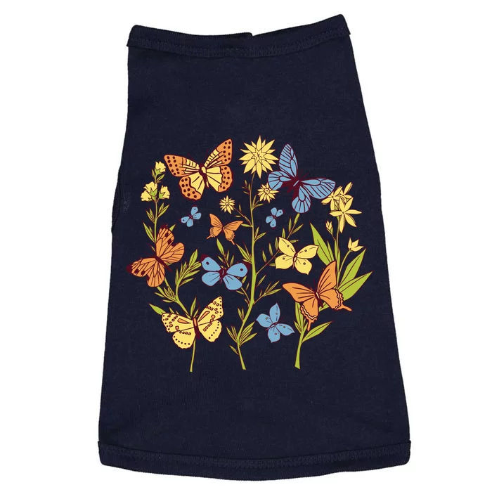 Butterfly Garden Flowers Doggie Tank