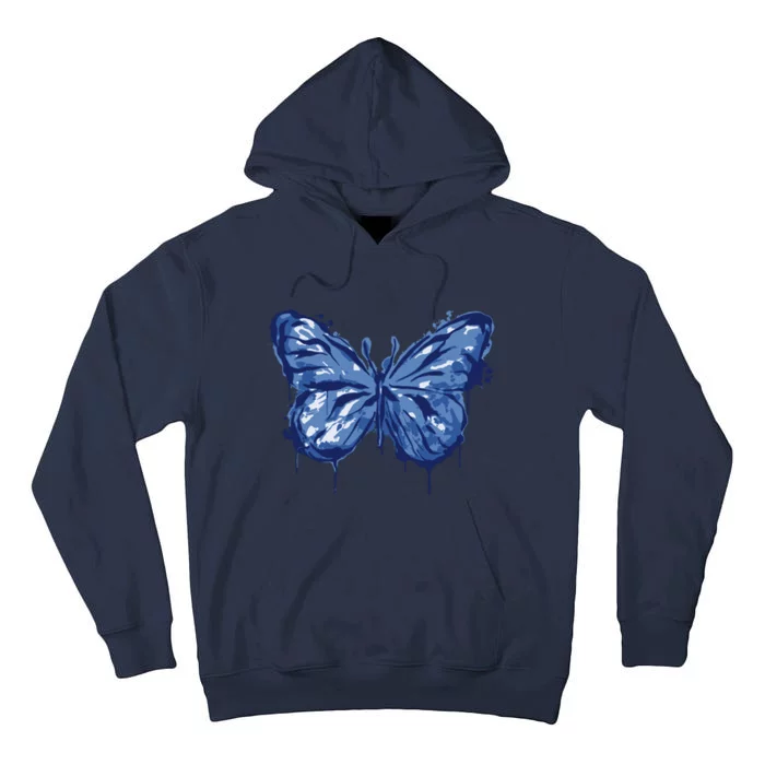 Butterfly Ink Dripping Tall Hoodie