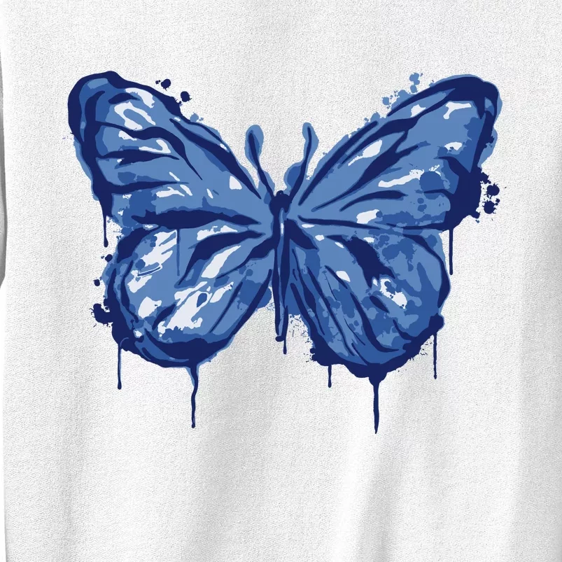 Butterfly Ink Dripping Sweatshirt