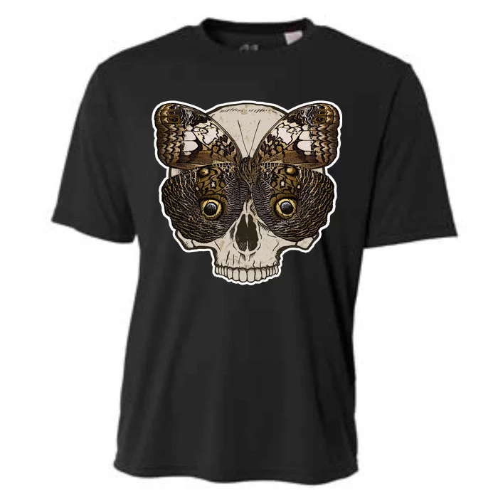 Butterfly Skull Moth Cooling Performance Crew T-Shirt