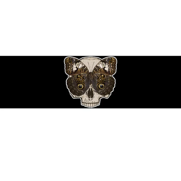 Butterfly Skull Moth Bumper Sticker