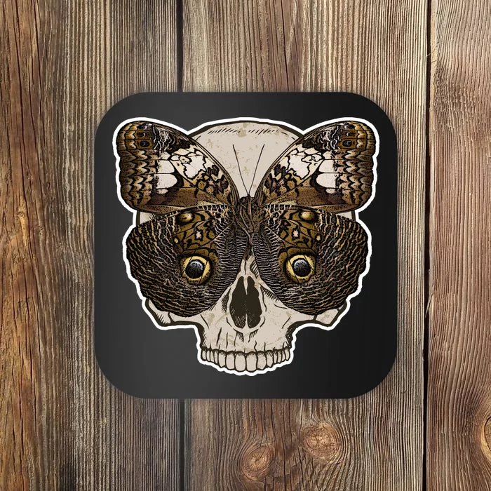 Butterfly Skull Moth Coaster