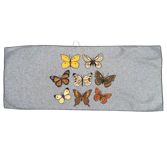 Butterfly Species Large Microfiber Waffle Golf Towel