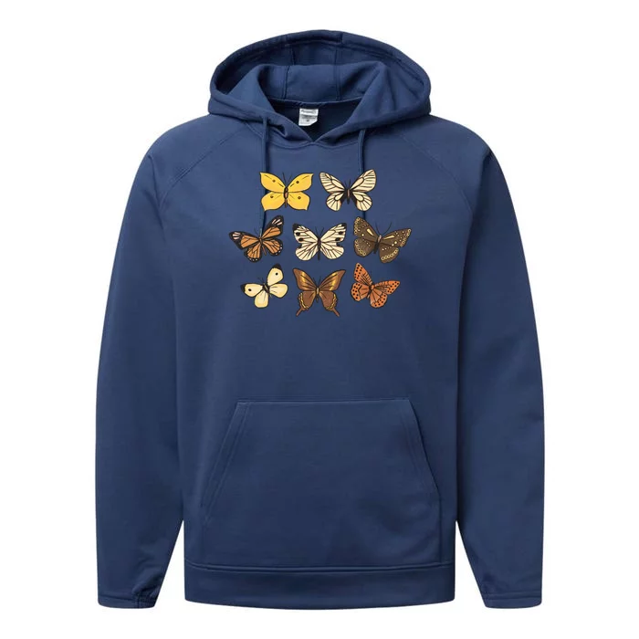 Butterfly Species Performance Fleece Hoodie