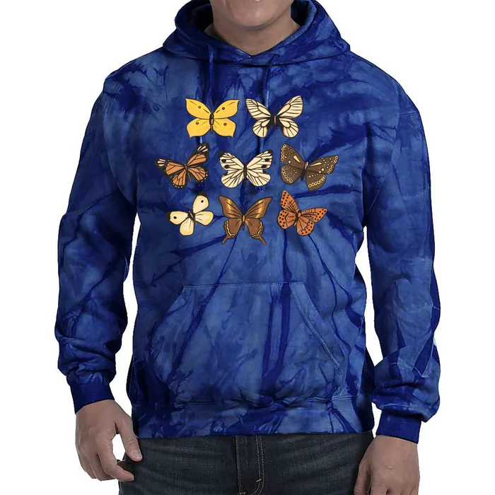 Butterfly Species Tie Dye Hoodie