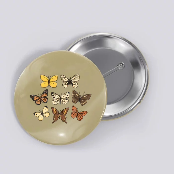 Butterfly Species Button