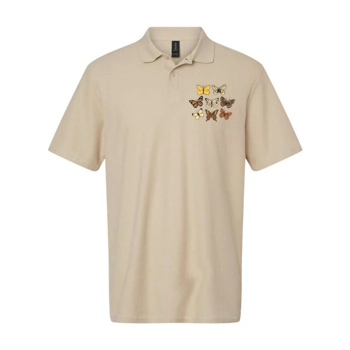 Butterfly Species Softstyle Adult Sport Polo